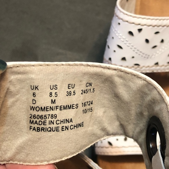 Clark’s Collection soft cushion Lexi Laurel slip on sandals. Size 8.5 M. NWOB - Picture 4 of 8